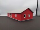 New  1 64 Red Ranch House W  Interior  Siding  Moving Door-matt s Model Building