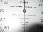 Huge Brass Wall Mount Tycos Sphygmomanometer  Blood Pressure Monitor