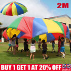 2m Kids Play Parachute Children Rainbow Large Outdoor Game Exercise Sport Toy Lk