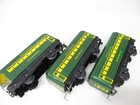 Marx 558 Pullmans  Observation Green 4w For Seaboard Set O Gauge X7984