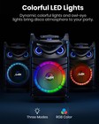 Moukey 160w Karaoke Singing Machine Wood Grain Design Bluetooth Wireless Speaker