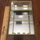 Mirrored Back Glass Thimble Case 6    X 7   
