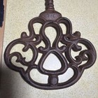 14  Cast Iron Skeleton Key Wall Decor Hanging Long Heavy Victorian Vtg Rustic