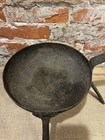 Antique Primitive Wrought Iron Fireplace   Hearth Spider Skillet 18th C 19th C