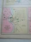 Antique Maine Atlas Map   anson   Madison  Pittsfield  City Of Westbrook    1