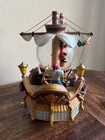 Disney Store Peter Pan  pirate Ship Showdown  Glittered Snow Globe Rare