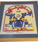 1970 Moody Blues Original Concert Poster Terrace Ballroom Signed Robb Brown Slc