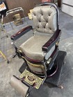 Antique Koken Barber Chair 1930   s Blackcherry fade Custom