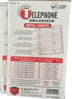 E-z Record Telephone Address Book Black Vintage With Refill Inserts 333 New Prop