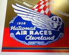 1938 National Air Races Poster  Cleveland Ohio
