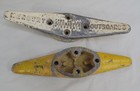 Vintage Lot 2 Mercury Outboards Keikhaefer Wisconsin Boat Dock Cleat Fond Du Lac