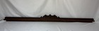 Antique Victorian Gothic Carved Wood Pediment Trim Molding Headboard Mantle 63 5