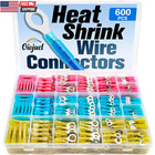 260pcs Heat Shrink Wire Connectors Kit - Marine Automotive Electrical Connectors