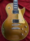 New Vintage relic Electric Guitar  Nitro Finish  Gold Top 1 Pc Custom With P90
