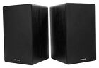 2  Rockville Rockshelf 64b 400w Black 6 5  Home Theater Bookshelf Speakers 4 Ohm