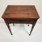 Excellent Vintage Singer Sewing Machine Walnut Cabinet  201  15-91 66  Complete