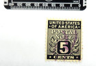 Us Stamp Revenue Scott  pn5   1945 5c Postal Note Black  Used
