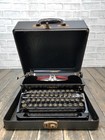 Vintage - Smith Corona Standard Flat Top Portable Typewriter With Case