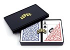 1546 Design 100  Plastic Playing Cards  Poker Size  standard  Red blue  jumbo
