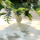Vintage Kitschy Christmas Decor Standing Faux Deer Stag Greenery Elf Pixie Gnome
