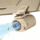 Portable Car Clip-on Air Conditioner Fan 360   Rotation 100 Speeds Led Display