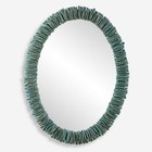 Modern Bonaire 35  Ceramic Wall Vanity Mirror Uttermost 08183