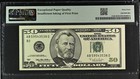 1996  50 Insufficient Ink Note Error    pmg64 Epq    very Scarce In  50 Denomination