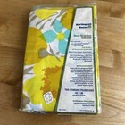 Vintage Burlington House Gold Star Bold Floral Standard Pillowcases Set Of 2 New