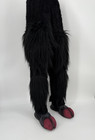 Black Furry Legs   Red Hooves Hoofs Devil Demon Adult Halloween Costume
