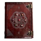 Large Leather Journal 10x13 Handmade Notebook 200 Pages Vintage Diary Gift
