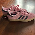 Adidas Gazelle Adv Athletic Sneakers Shoes Pink Black Men   s 8  Women   s 7 New