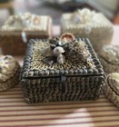Unique Black Seashell Box