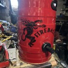 Fireball Cinnamon Whiskey Metal Keg Shot Dispenser 5 2l Bar Man Cave 
