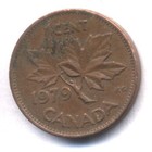 1979 Penny Queen Elizabeth Ii Cent Canada Canadian One Cent Coin  6849