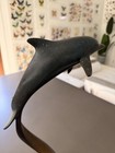 Bronze Bottlenose Dolphin On Marble Base  Ex Condition Vintage Wallen