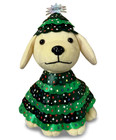 Raising Canes Rockefeller Tree Plush Puppy Dog Stuffed Animal Christmas 2023 Nwt