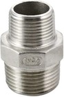 1  Male To 3 4  Male Npt Hex Nipple Pipe Fitting Reducer Adapter Stainless Steel