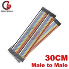 40 Pin Dupont Jumper Wire Cable 10cm 20cm 30cm M-m M-f F-f Breadboard Arduino