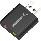 Sabrent Au-emcb Usb Aluminum External Stereo Sound Adapter - Black