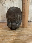 Antique vintage Doll  Cast Copper Baby Doll Head Mold  Strange  Weird