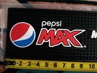 Pepsi Max No Sugar Maximum Taste Rubber Bar Runner Mat No Spill 19 5 X 6 In