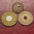 Nyc Transit Authority Tokens  3 Different Subway Tokens