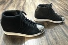 Adidas Shoes Adidas Black High-topsneakers With Silver Toe Black silver Size 10