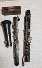 Antique German Oboe Berlin Marked Gesetzlich Gesch  tzt W  Case   Reed Box Untest