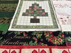  pixel Christmas Tree W kitten Ornaments   - Pre-cut Quilt Kit-very Large Kit