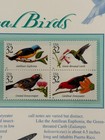 Usps Mint Commemorative Stamp Panel  546  1998 - Tropical Birds   3222-5 