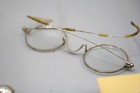 Vintage Round Eyeglasses 10k Gold Bridge 1890s  P19