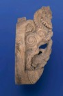 Antique Indian Wood Carving Temple Bracket Ratha Panel Yali Rider Corbel 18 5 