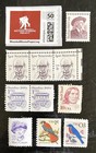 Vintage Lot 123 Postage Stamps Us   Foreign Cancelled   Unused  2 Cent Postcards