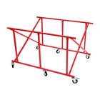 6 Wheels Easily Fold Large Auto Body Truck Bed Cart Holds Up Pickup Bed Dolly